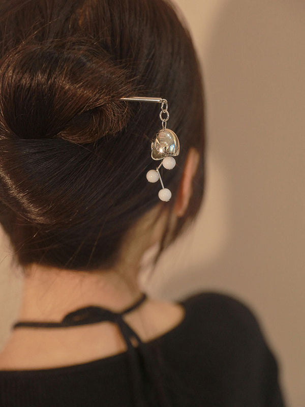Oriental Elements Bell Hairpin Coiled Hair Headdress Ancient Style Cheongsam Accessories - Dorabear