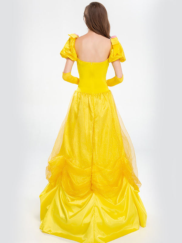 Princess Belle Dress Drama Performance Costume Character Costume - Dorabear