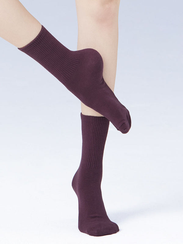 Professional Non-slip Dance Socks Thickened Mid-tube Socks Ballet Practice Socks - Dorabear