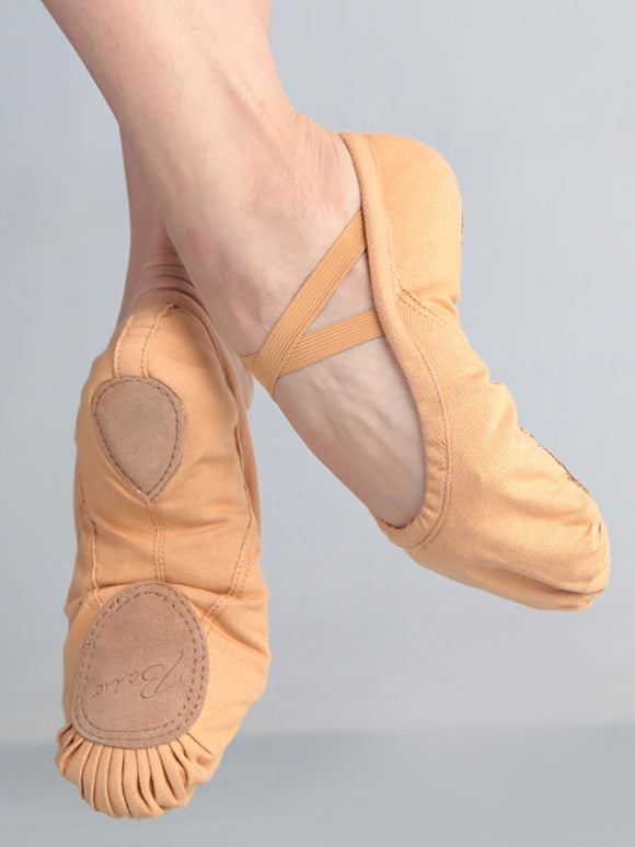 Professional Soft Sole Training Shoes Cross Strap Soft Sole Ballet Shoes - Dorabear