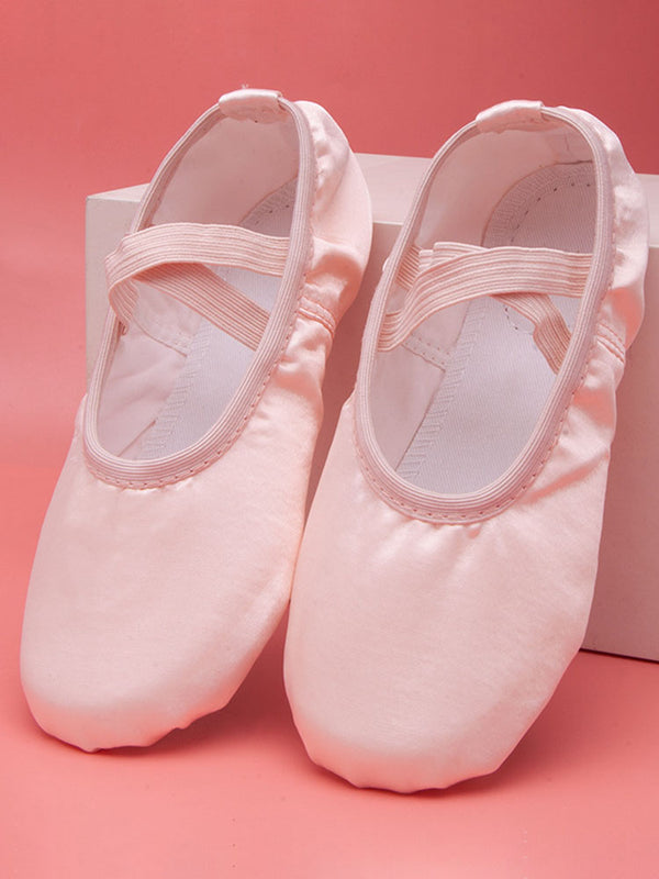Satin Ballet Dance Shoes Aoft Aole Practice Cat Claw Shoes - Dorabear