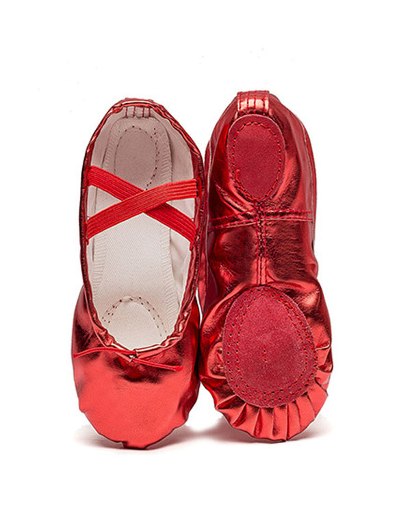 Shiny Dance Shoes Soft Sole Cat Claw Ballet Shoes - Dorabear