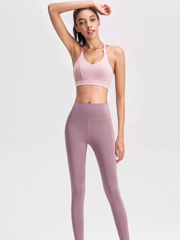 Shockproof Push Up Thin Yoga Vest Dance Bra Sports Underwear - Dorabear