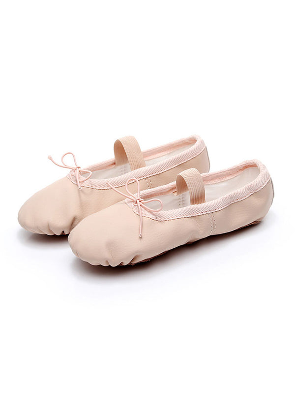 Soft Sole Ballet Dance Shoes PU Leather Exercise Shoes - Dorabear