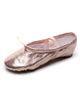 Soft Sole Breathable Cat Claw Crystal Pink PU Leather Ballet Shoes - Dorabear