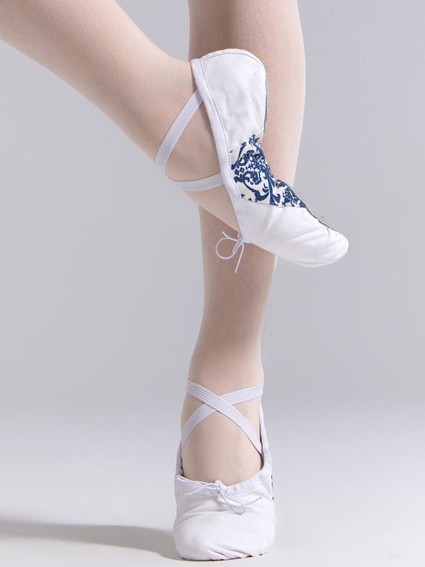 Soft Sole White Exercise Shoes Ballet Special Cat Claw Shoes - Dorabear