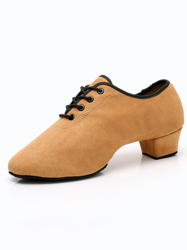Suede Soft Sole High-heeled Dance Practice Shoes Professional Latin Dance Shoes - Dorabear