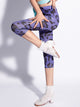 Summer Latin Dance Cropped Pants Thin Leopard Print Training Leggings - Dorabear