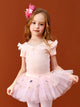 Summer Lotus Leaf Short Sleeve Ballet Practice Dress - Dorabear