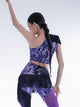 Summer Sleeveless Top Latin Dance Professional Tassel Training Clothes - Dorabear