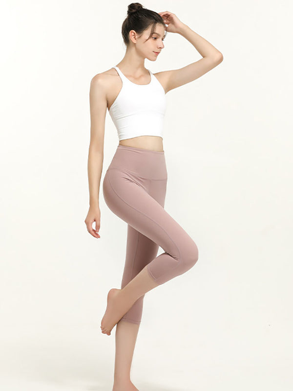 Thin Strap Dance Bra Shockproof Running Quick Dry Sling Yoga Vest - Dorabear
