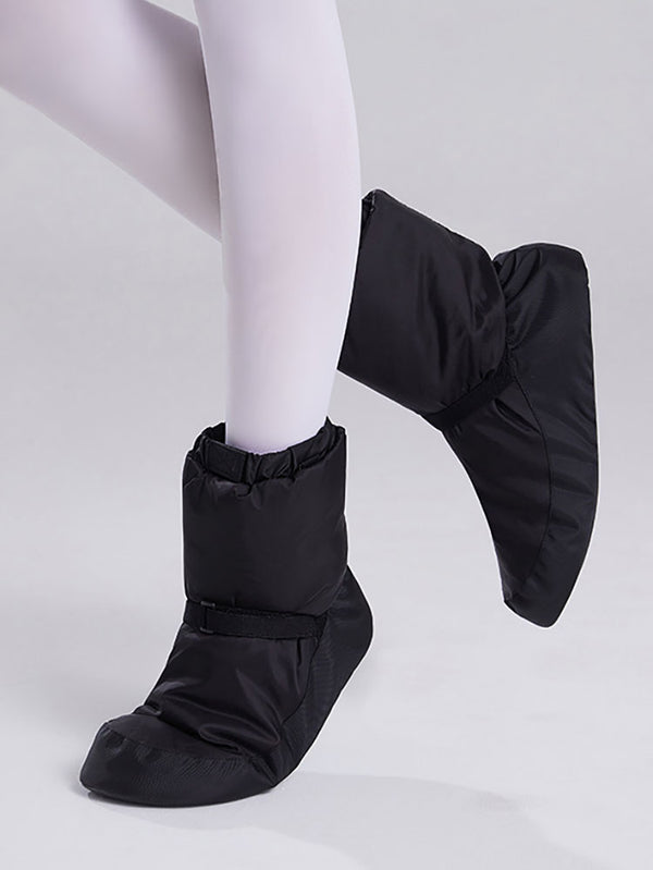 Winter Cotton Padded Warm Boots Soft Soled Ballet Dance Shoes - Dorabear