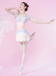 Dance Skirt One Piece Rainbow Gradient Mini Skirt Ballet Practice Bottoms - Dorabear