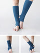 Fall/Winter Knee Pads Foot Socks Latin Dance Wool Over the Knee Socks - Dorabear