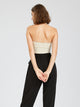 Zipper Halter Dance Underwear Shockproof Wide Strap Yoga Vest - Dorabear