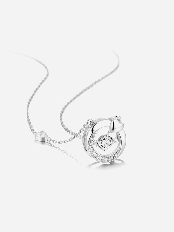 A Little Heart Beat Pure Silver Necklace Light Luxury Small Popular Girl's Birthday Gift - Dorabear - The Dancewear Store Online 