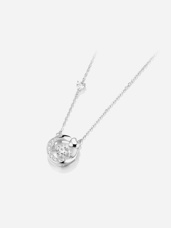 A Little Heart Beat Pure Silver Necklace Light Luxury Small Popular Girl's Birthday Gift - Dorabear - The Dancewear Store Online 