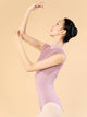 Ballet Crepe Panel Sleeveless Leotard Dance Practice Clothes - Dorabear