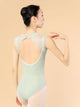 Ballet Crepe Panel Sleeveless Leotard Dance Practice Clothes - Dorabear