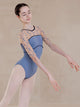 Ballet Dance Basic Practice Clothes Embroidered Contrasting Color Leotard - Dorabear - The Dancewear Store Online 