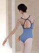 Ballet Dance Basic Practice Clothes Embroidered Contrasting Color Leotard - Dorabear - The Dancewear Store Online 