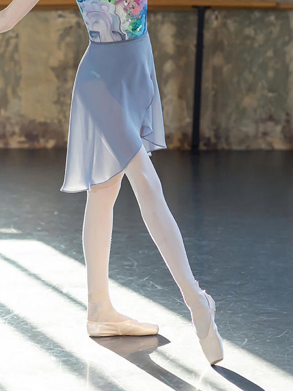 Ballet Dance Mesh Off Shoulder Camisole Leotard Printed Training Clothes - Dorabear - The Dancewear Store Online 