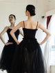 Ballet Dance Practice Clothes Sleeveless Mesh Wrinkled Leotard - Dorabear - The Dancewear Store Online 