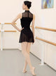 Ballet Dance Practice Suit Standing Collar Sleeveless Leotard - Dorabear