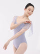 Ballet Dance Split Little Fly Sleeve Mesh Splicing Leotard - Dorabear