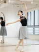 Ballet Dance Training Suit Small High Collar High Crotch Leotard - Dorabear