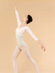 Ballet Lace Stitching Leotard Long-sleeve Dance Training Clothes - Dorabear