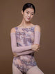 Ballet Dance Practice Clothes Mesh Princess Sleeve Suspender Leotard - Dorabear - The Dancewear Store Online 