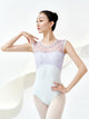 Ballet Mesh Embroidery Splicing Dance Clothing High Crotch Practice Leotard - Dorabear