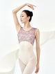 Ballet Mesh Embroidery Splicing Dance Clothing High Crotch Practice Leotard - Dorabear