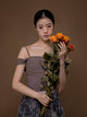 Ballet Off-shoulder Training Clothes Princess Sleeve Suspender Backless Leotard - Dorabear - The Dancewear Store Online 