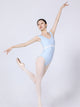 Ballet Peach Heart Collar Simple Leotard High Crotch Training Suit - Dorabear