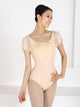 Ballet Practice Clothes Square Neck Short Sleeved Dance Leotard - Dorabear - The Dancewear Store Online 