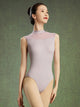 Summer Ballet Practice Suit High Crotch Standing Collar Sleeveless Leotard - Dorabear - The Dancewear Store Online 