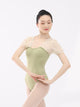 Ballet Practice Suit Mesh Patchwork Bubble Sleeve Leotard - Dorabear