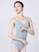 Ballet Shirring Suspender Leotard Mesh High-crotch Practice Clothes - Dorabear