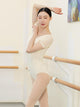 Ballet Training Clothes Bubble Sleeve High Crotch Leotard - Dorabear