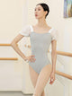 Ballet Training Clothes Bubble Sleeve High Crotch Leotard - Dorabear