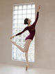 Ballet Velvet Round Neck Leotard Long Sleeved Dance Training Clothes - Dorabear - The Dancewear Store Online 