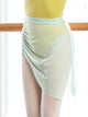 Beveled Pleated Skirt Practice Costume Short Gauze Ballet Wear - Dorabear