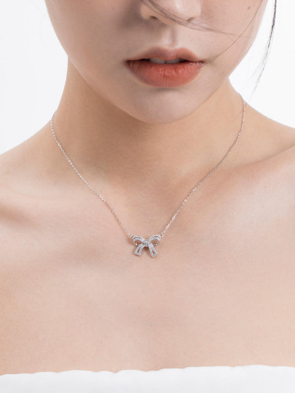 Butterfly Pure Silver Necklace Light Luxury Niche Silver Jewelry Birthday Gift - Dorabear - The Dancewear Store Online 