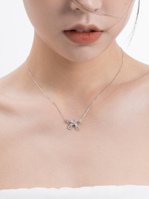 Butterfly Pure Silver Necklace Light Luxury Niche Silver Jewelry Birthday Gift - Dorabear - The Dancewear Store Online 