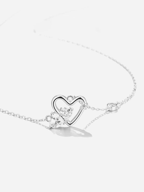Heartbeat Appointment Pure Silver Necklace Luxury Unique Birthday Gift - Dorabear - The Dancewear Store Online 