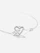 Heartbeat Appointment Pure Silver Necklace Luxury Unique Birthday Gift - Dorabear - The Dancewear Store Online 