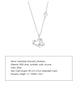 Heartbeat Geometry Necklace Pure Silver Light Luxury Collar Chain - Dorabear - The Dancewear Store Online 