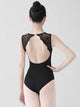 Lace V-neck Vest Backless High Crotch Ballet Leotard Training Clothes - Dorabear